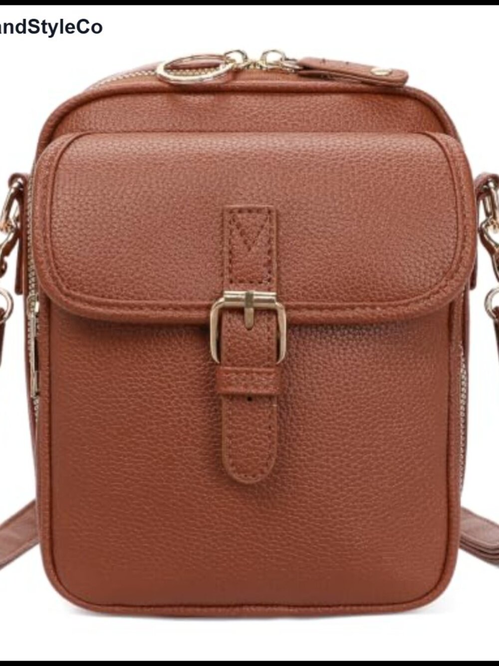 Small Crossbody Bag PU Leather Anti-Theft Messenger Purse Travel